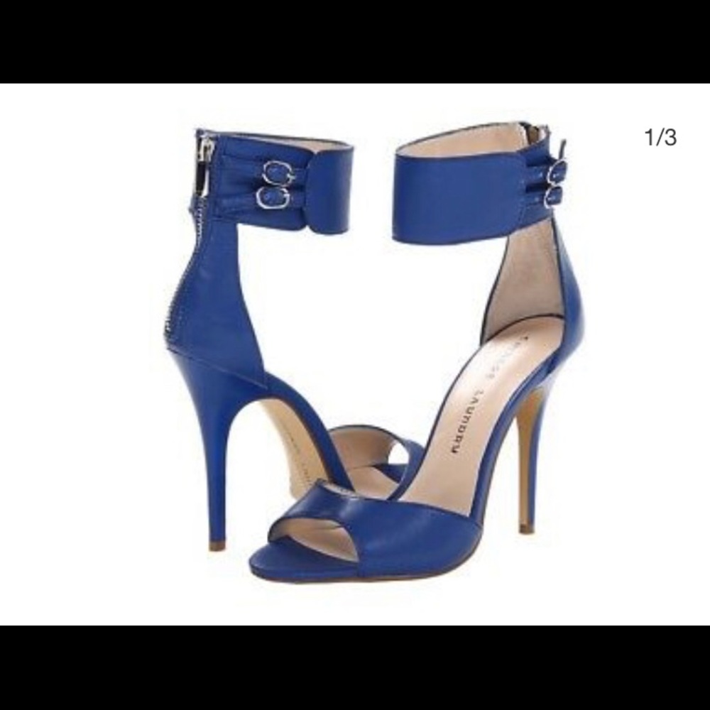 Chinese Laundry Royal Blue Joy Ride Heels